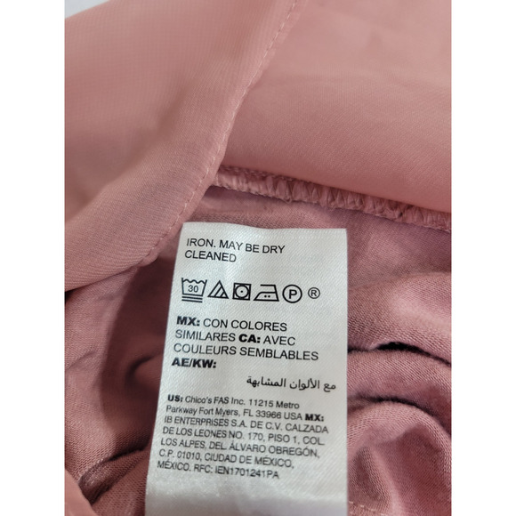 Soma Pink Red Floral Scoop Neck Sleeveless Tunic Tank Top Women's Size Medium - Picture 9 of 9